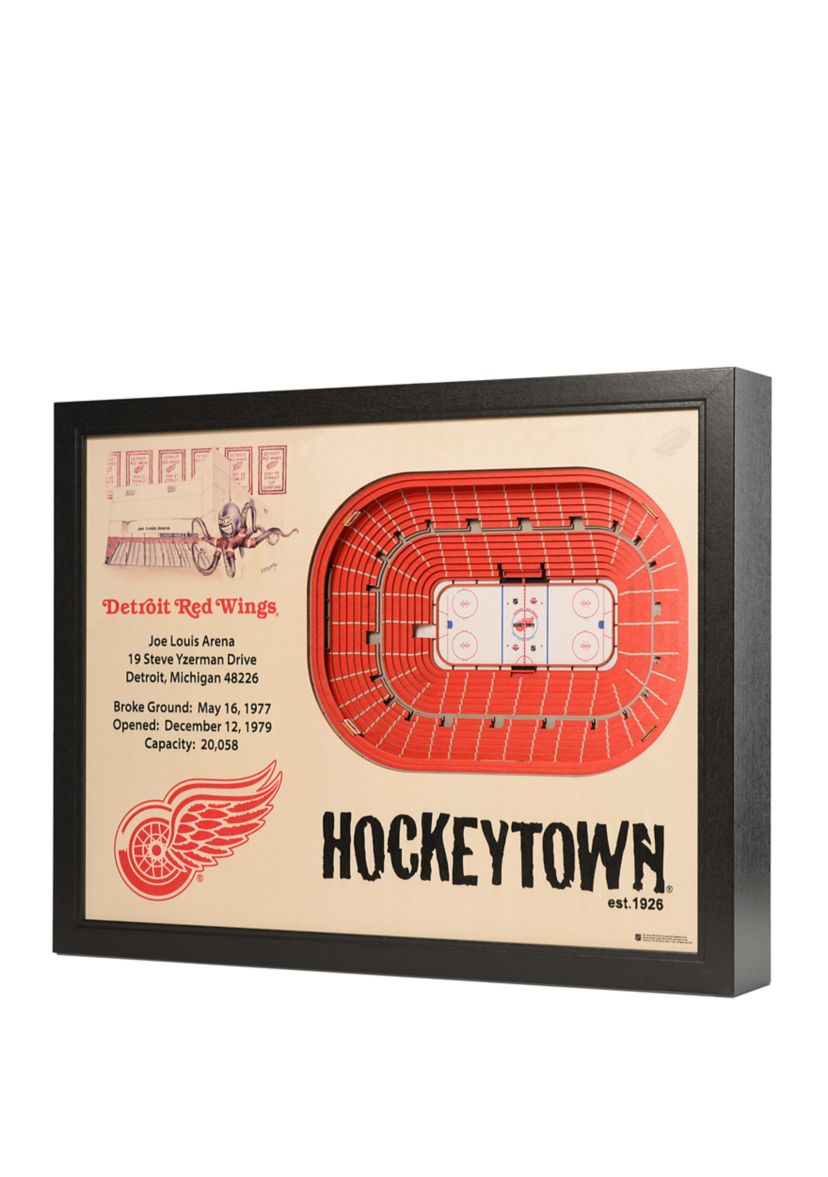 YouTheFan NHL Detroit Red Wings 25-Layer StadiumViews 3D Wall Art - Joe Louis Arena
