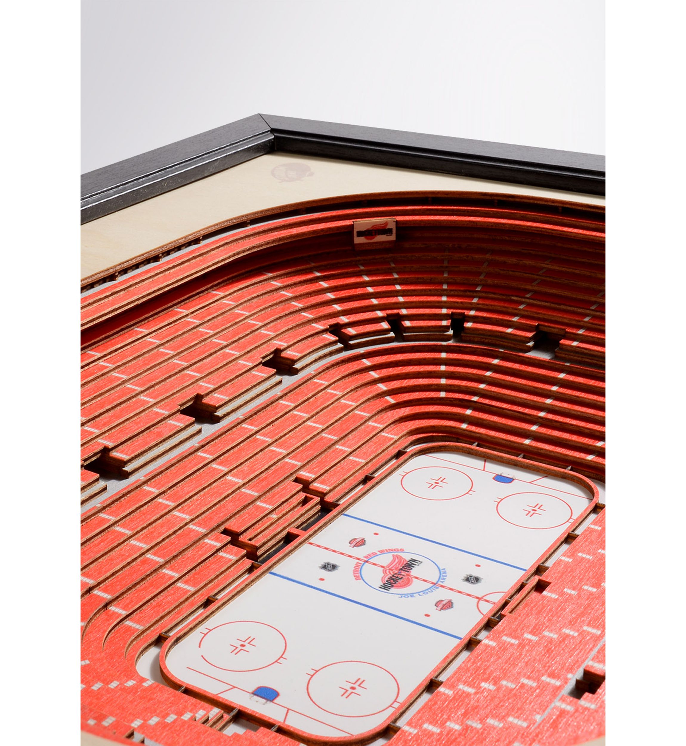 YouTheFan NHL Detroit Red Wings 25-Layer StadiumViews 3D Wall Art - Joe Louis Arena