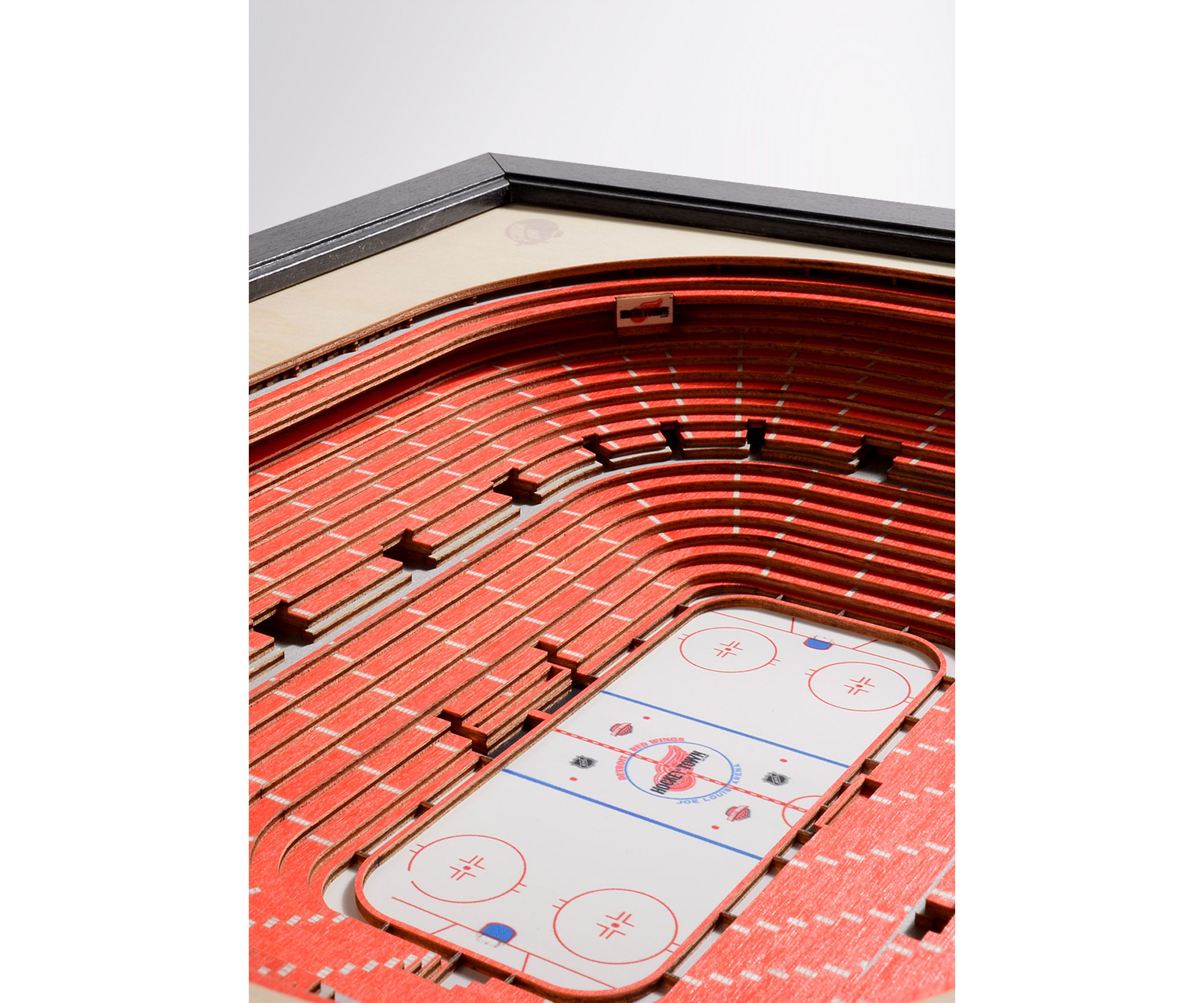 YouTheFan NHL Detroit Red Wings 25-Layer StadiumViews 3D Wall Art - Joe Louis Arena