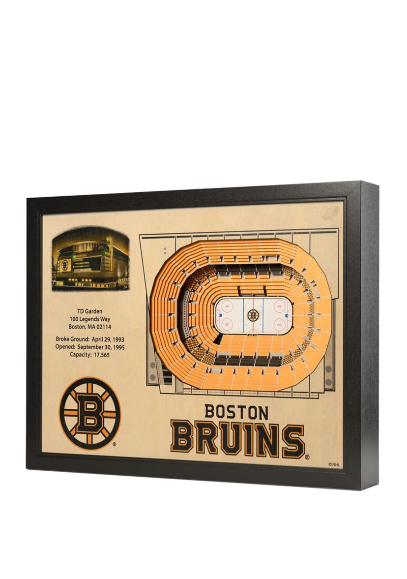 YouTheFan NHL Boston Bruins 25-Layer StadiumViews 3D Wall Art - TD Garden