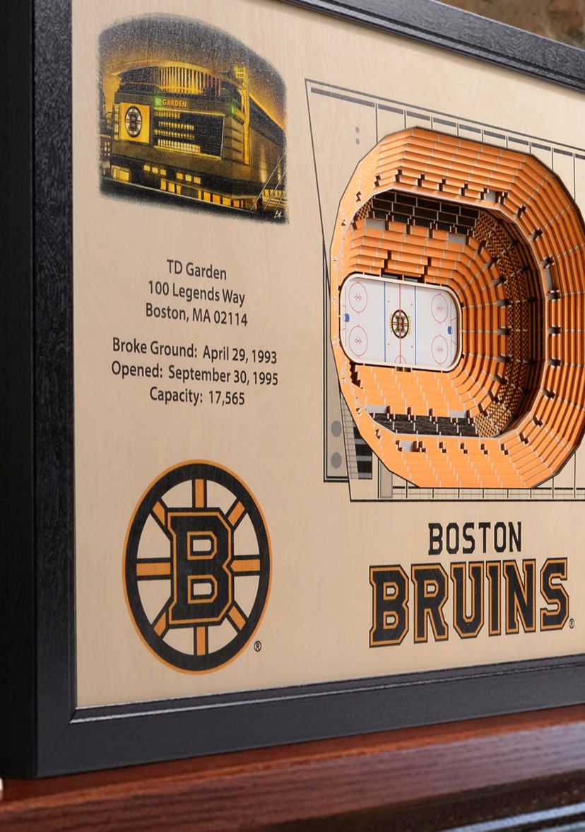 YouTheFan NHL Boston Bruins 25-Layer StadiumViews 3D Wall Art - TD Garden