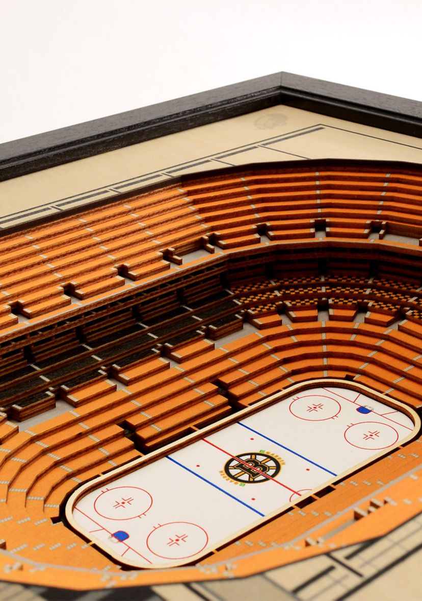 YouTheFan NHL Boston Bruins 25-Layer StadiumViews 3D Wall Art - TD Garden