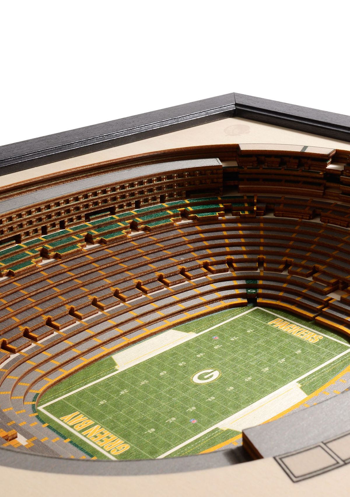 YouTheFan NFL Green Bay Packers 25-Layer StadiumViews 3D Wall Art - Lambeau Field