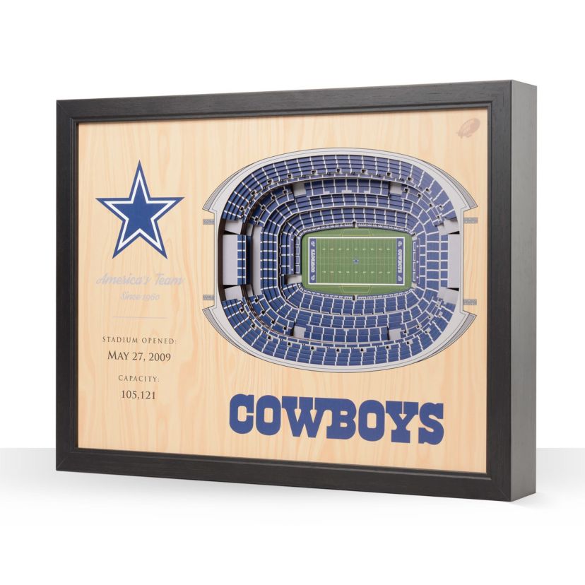 YouTheFan NFL Dallas Cowboys 25-Layer StadiumViews 3D Wall Art - AT&T Stadium