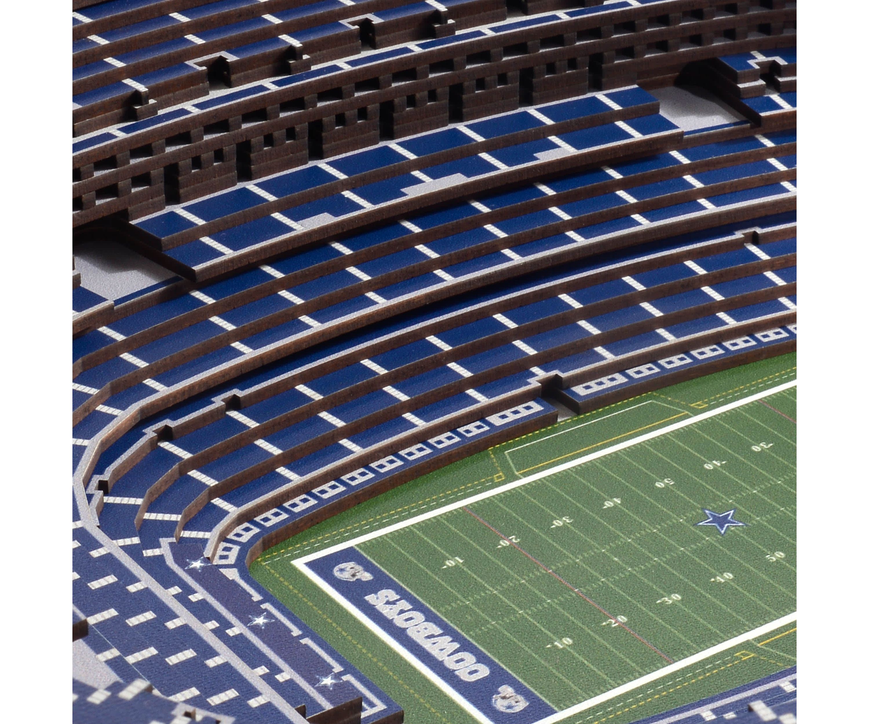 YouTheFan NFL Dallas Cowboys 25-Layer StadiumViews 3D Wall Art - AT&T Stadium