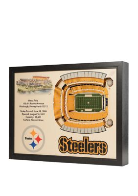 YouTheFan NFL Pittsburgh Steelers 25-Layer StadiumViews 3D Wall Art - Heinz Field