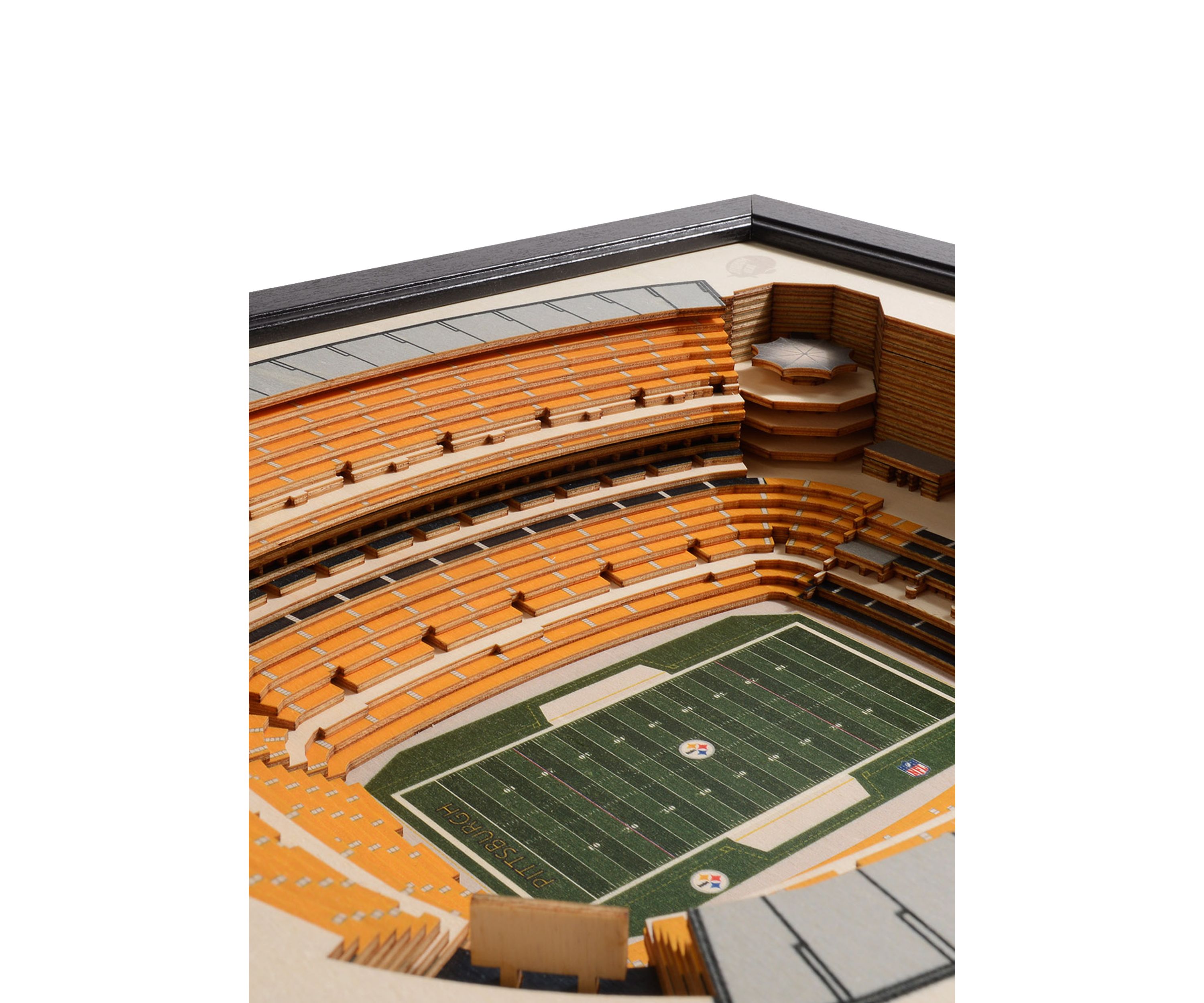 YouTheFan NFL Pittsburgh Steelers 25-Layer StadiumViews 3D Wall Art - Heinz Field