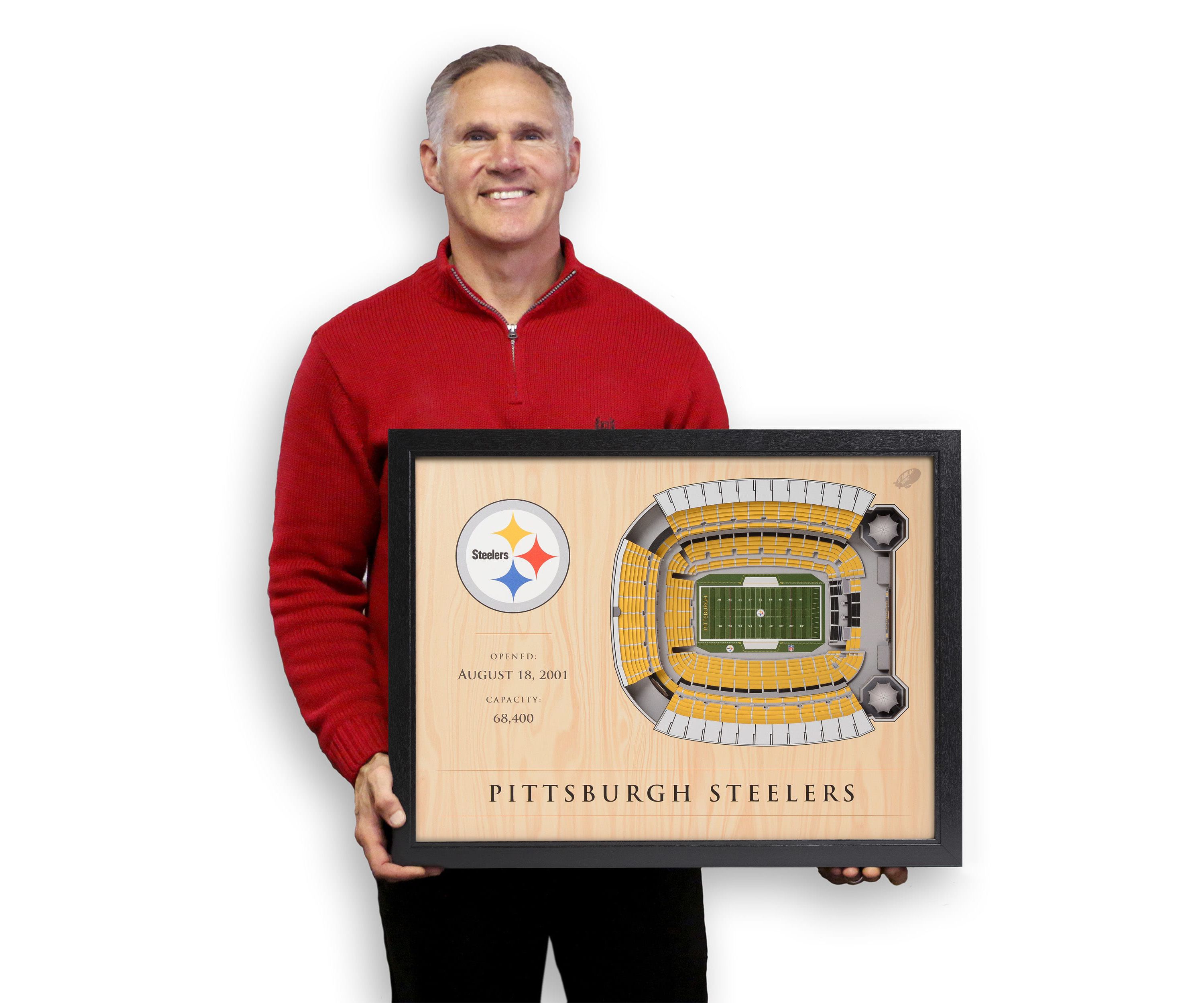 YouTheFan NFL Pittsburgh Steelers 25-Layer StadiumViews 3D Wall Art - Heinz Field