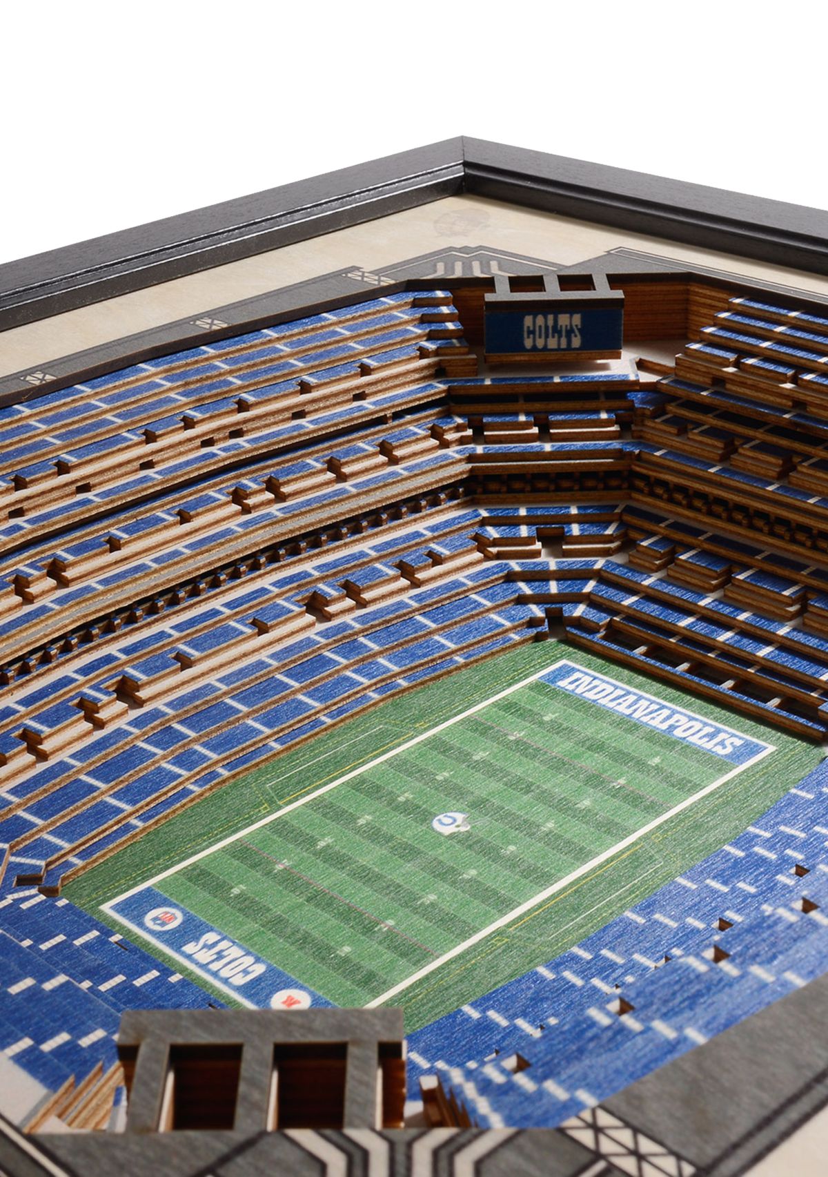 YouTheFan NFL Indianapolis Colts 25-Layer StadiumViews 3D Wall Art - Lucas Oil Stadium