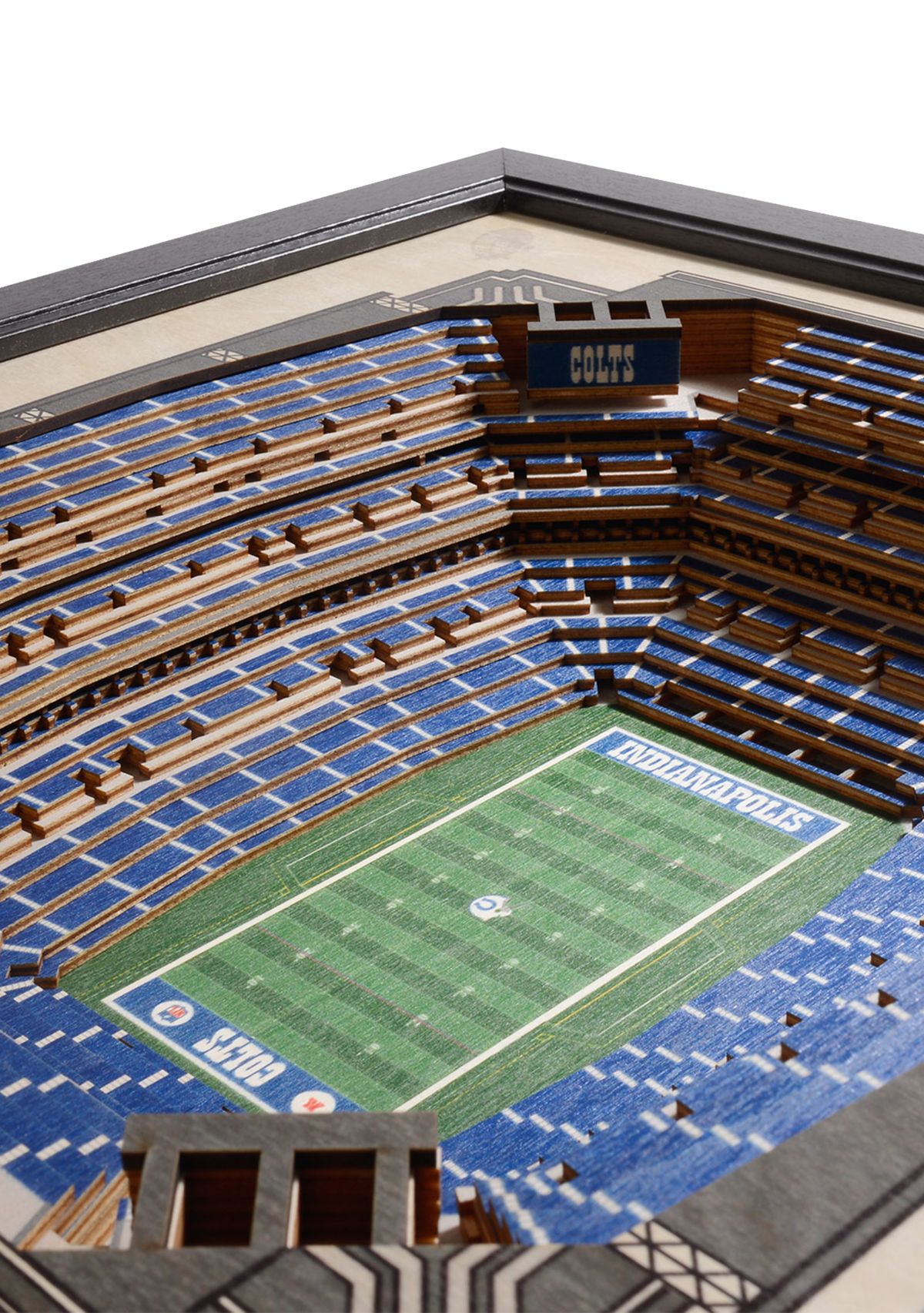 YouTheFan NFL Indianapolis Colts 25-Layer StadiumViews 3D Wall Art - Lucas Oil Stadium