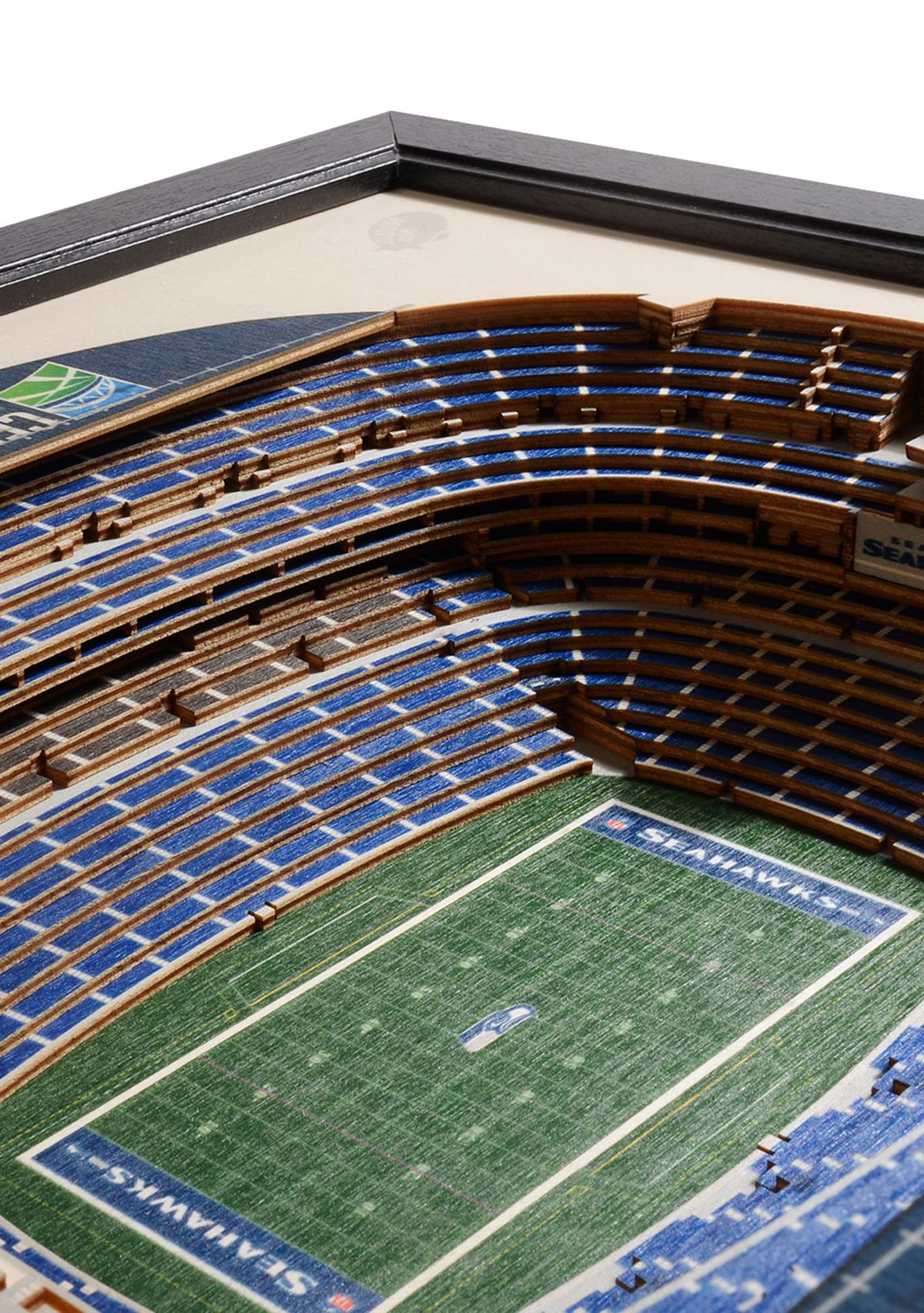 YouTheFan NFL Seattle Seahawks 25-Layer StadiumViews 3D Wall Art - CenturyLink Field