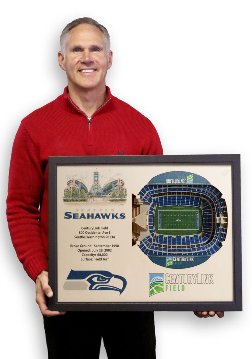YouTheFan NFL Seattle Seahawks 25-Layer StadiumViews 3D Wall Art - CenturyLink Field