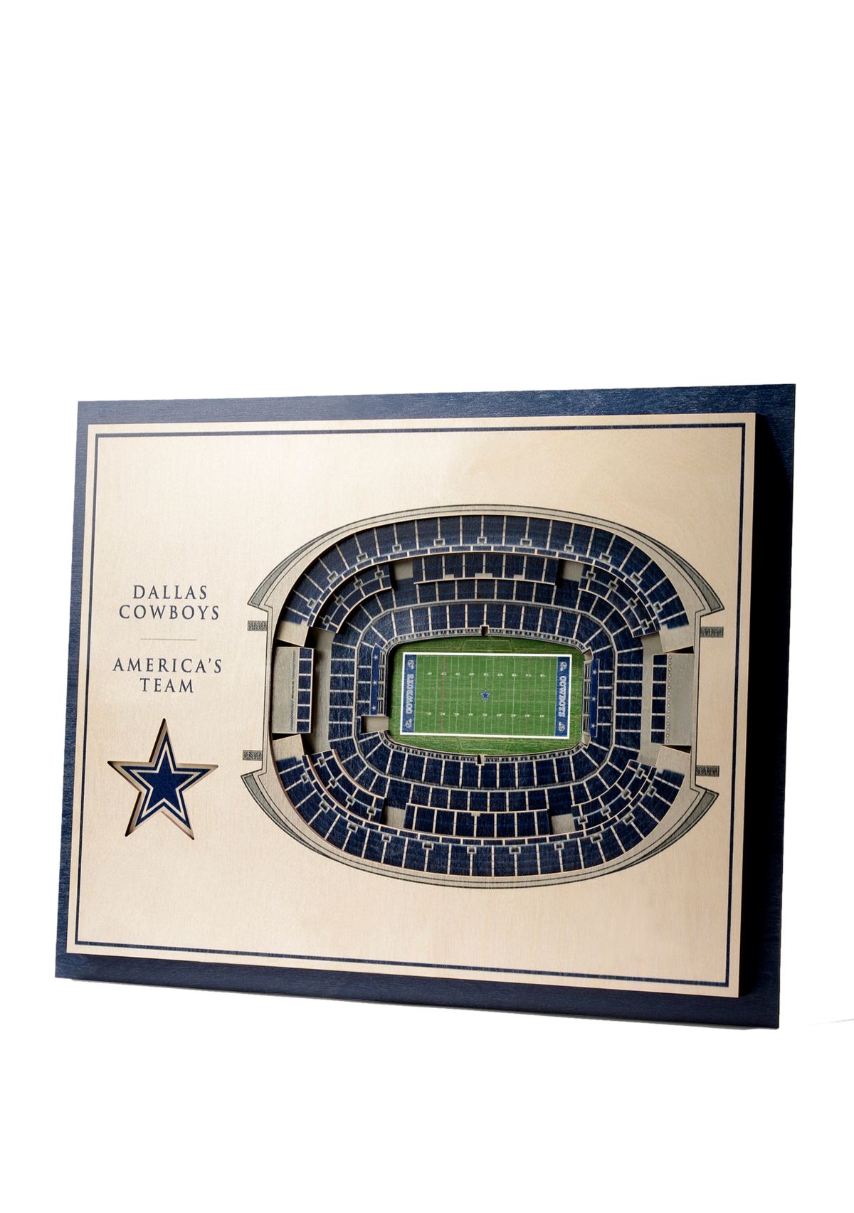 YouTheFan NFL Dallas Cowboys 5-Layer StadiumView 3D Wall Art - AT&T Stadium