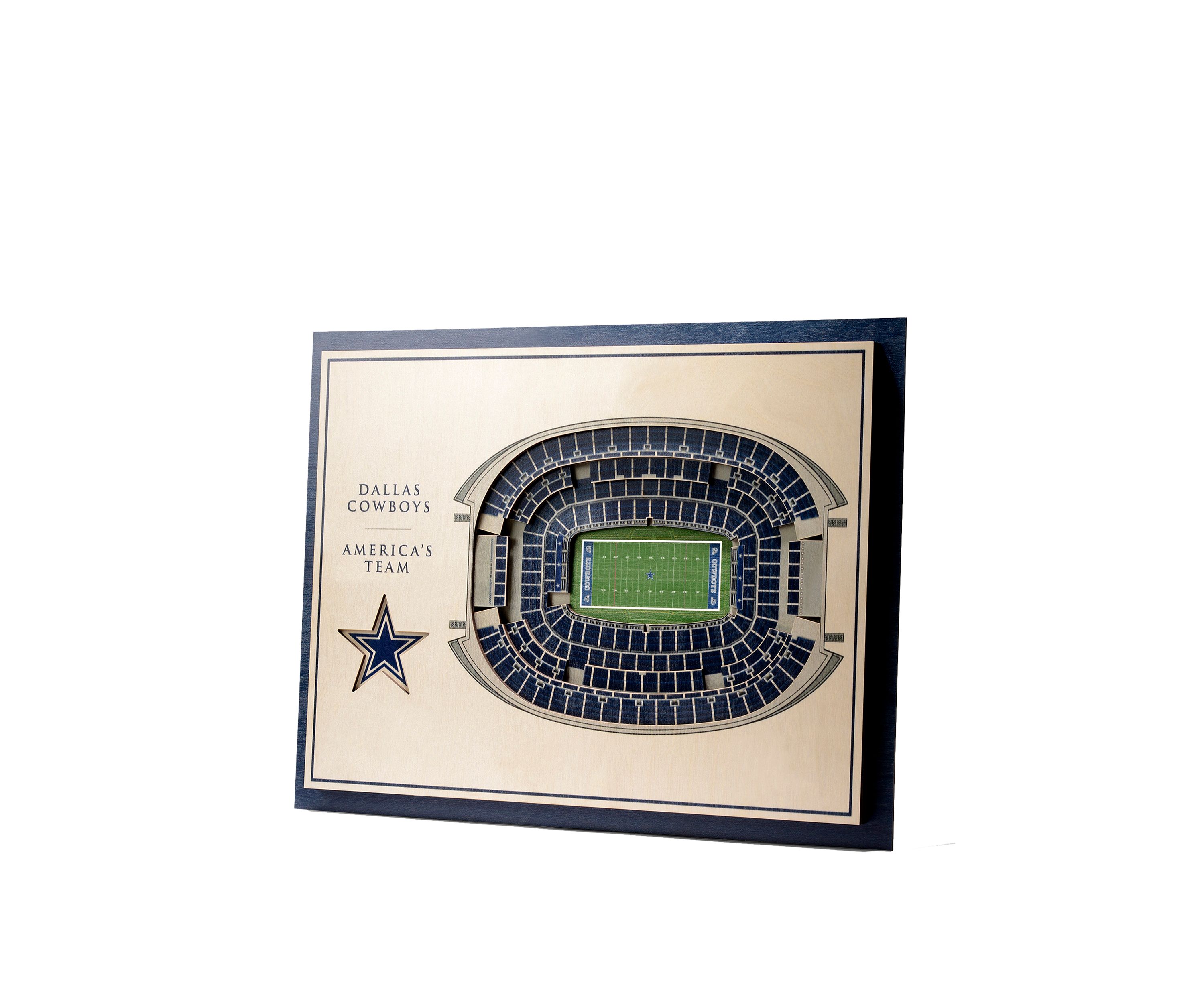 YouTheFan NFL Dallas Cowboys 5-Layer StadiumView 3D Wall Art - AT&T Stadium