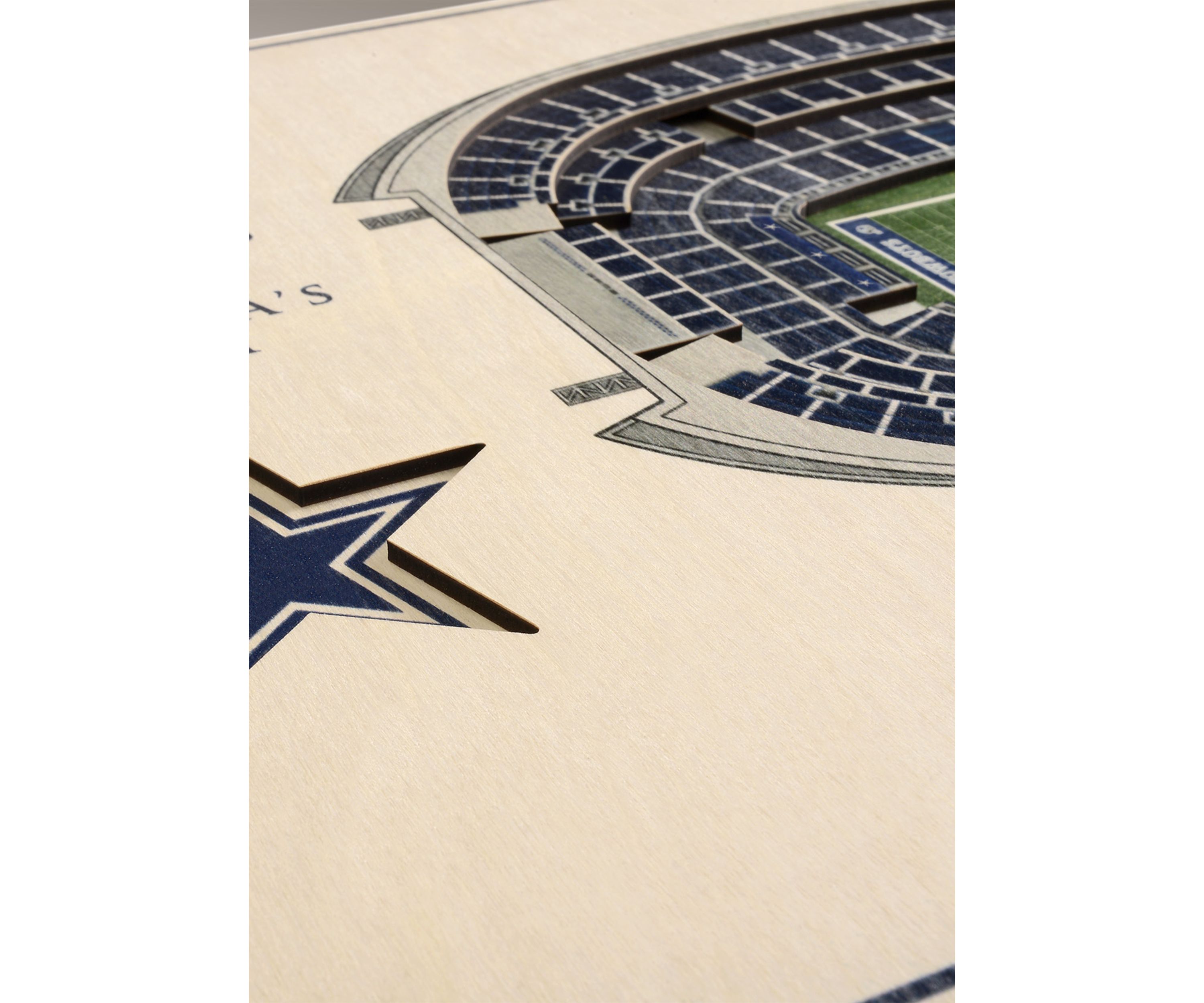 YouTheFan NFL Dallas Cowboys 5-Layer StadiumView 3D Wall Art - AT&T Stadium