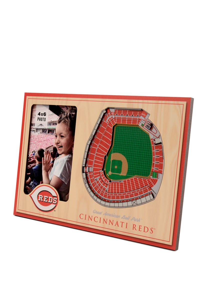 YouTheFan MLB Cincinnati Reds 3D StadiumView Picture Frame - Great American Ball Park