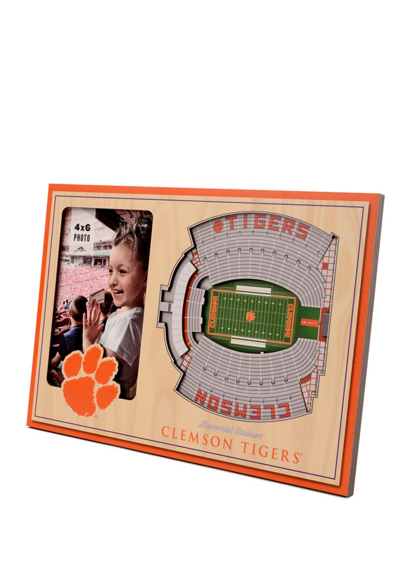 YouTheFan NCAA Clemson Tigers 3D StadiumView Picture Frame - Memorial Stadium