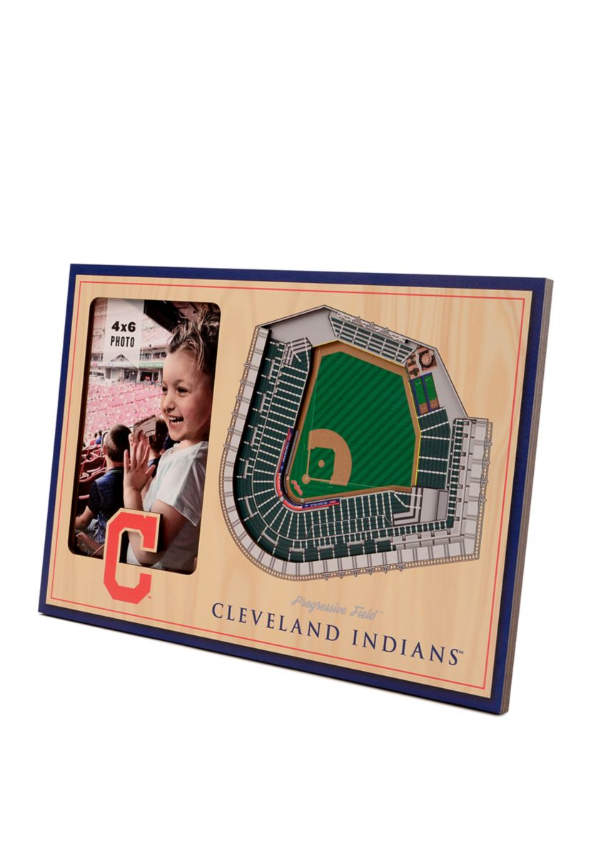 Cleveland Indians YouTheFan MLB Cleveland Guardians 3D StadiumView Picture Frame - Progressive Field