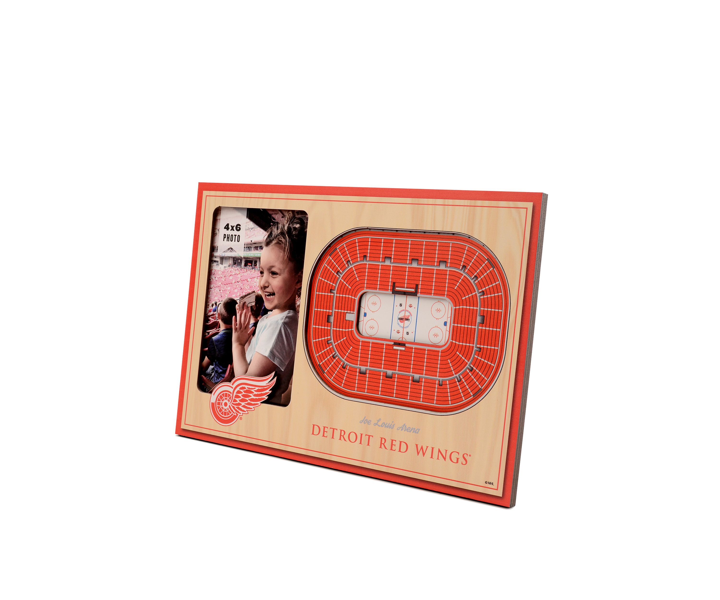 YouTheFan NHL Detroit Red Wings 3D StadiumView Picture Frame - Joe Louis Arena