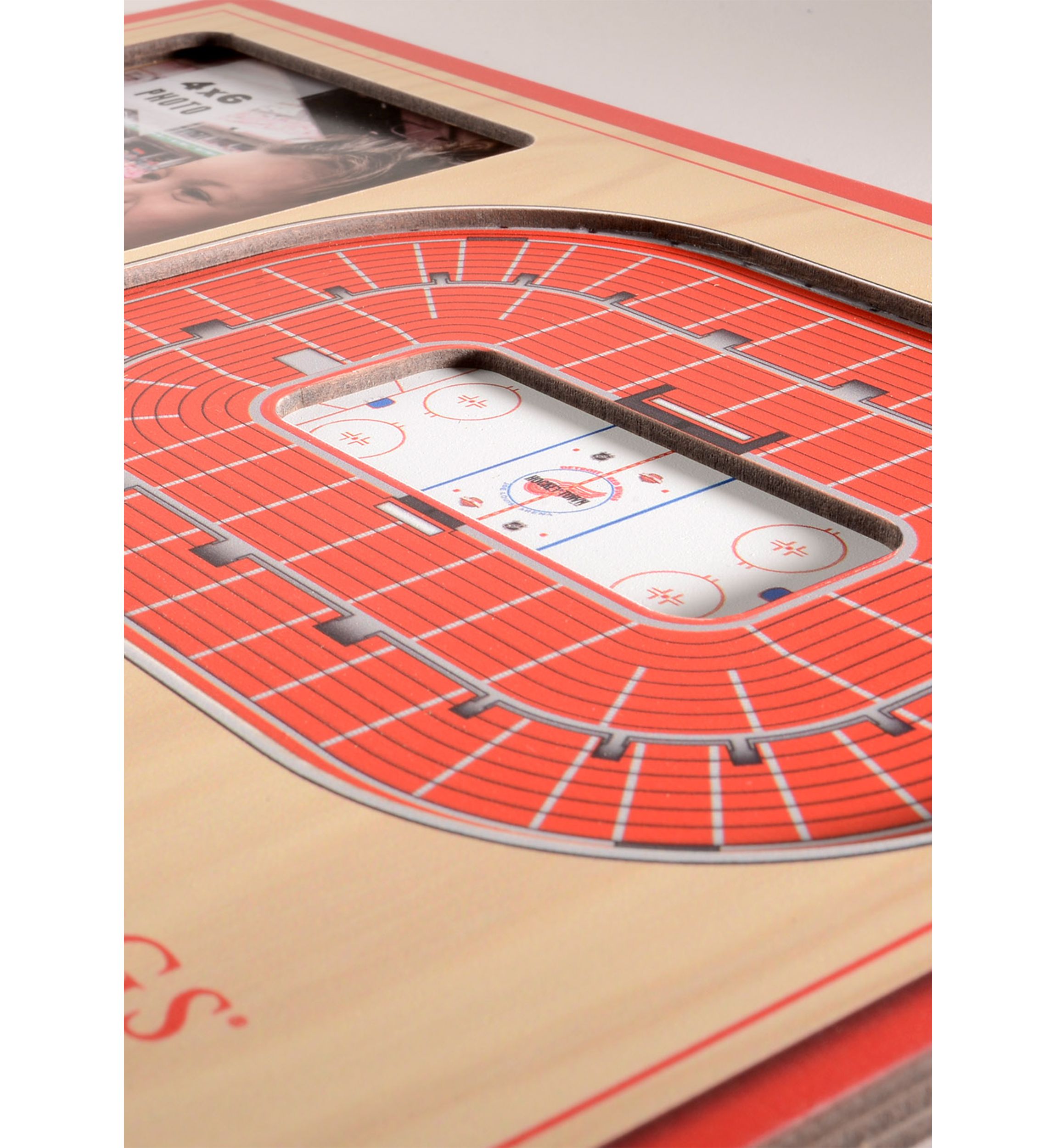 YouTheFan NHL Detroit Red Wings 3D StadiumView Picture Frame - Joe Louis Arena