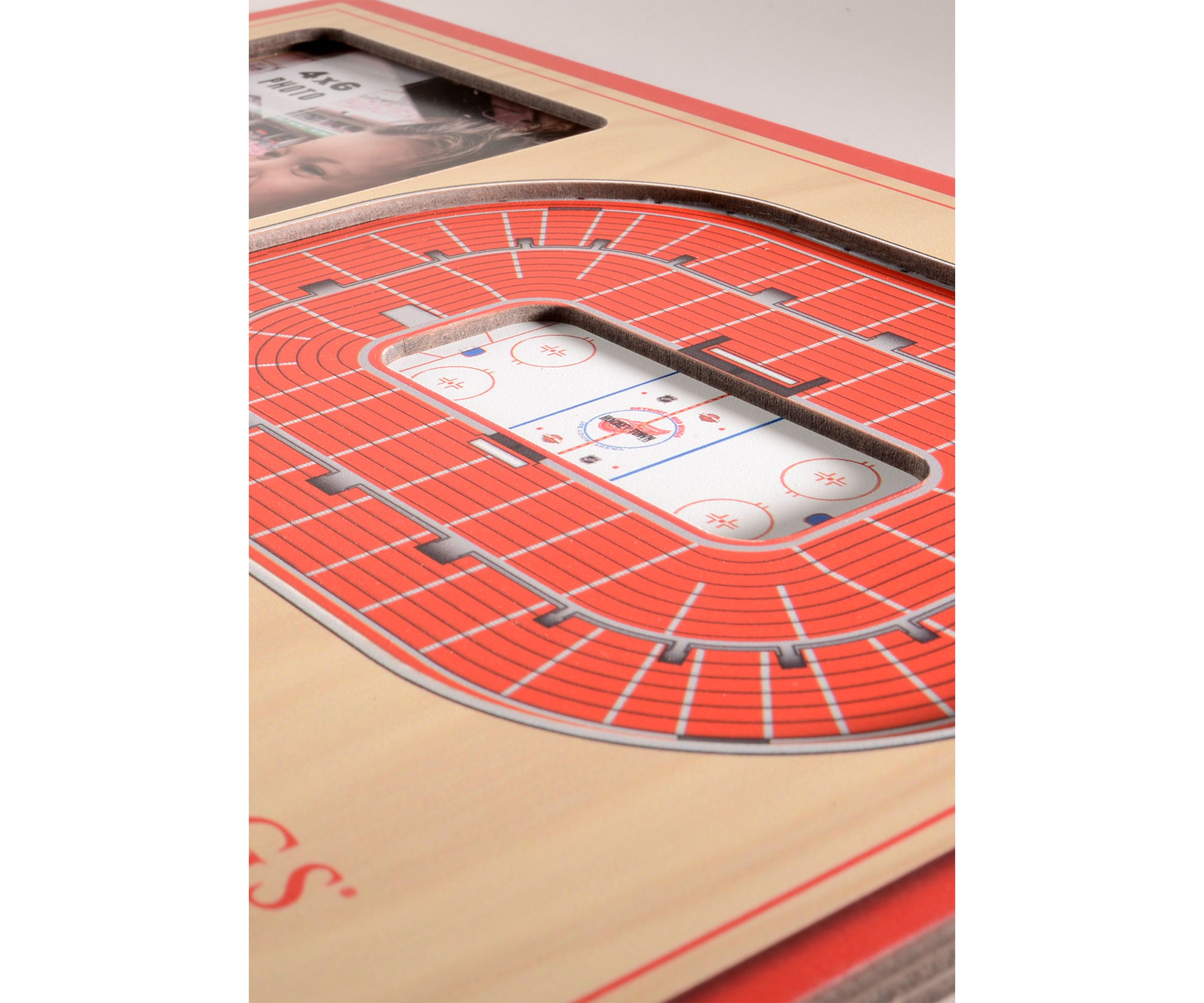 YouTheFan NHL Detroit Red Wings 3D StadiumView Picture Frame - Joe Louis Arena