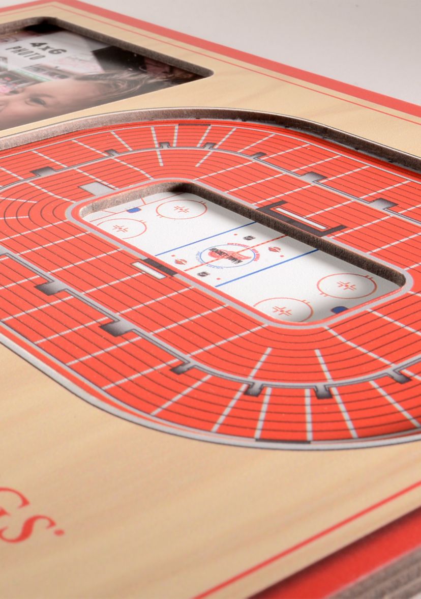 YouTheFan NHL Detroit Red Wings 3D StadiumView Picture Frame - Joe Louis Arena