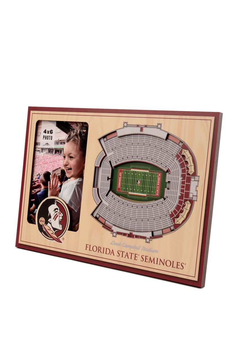 YouTheFan NCAA Florida State Seminoles 3D StadiumView Picture Frame - Doak Campbell Stadium