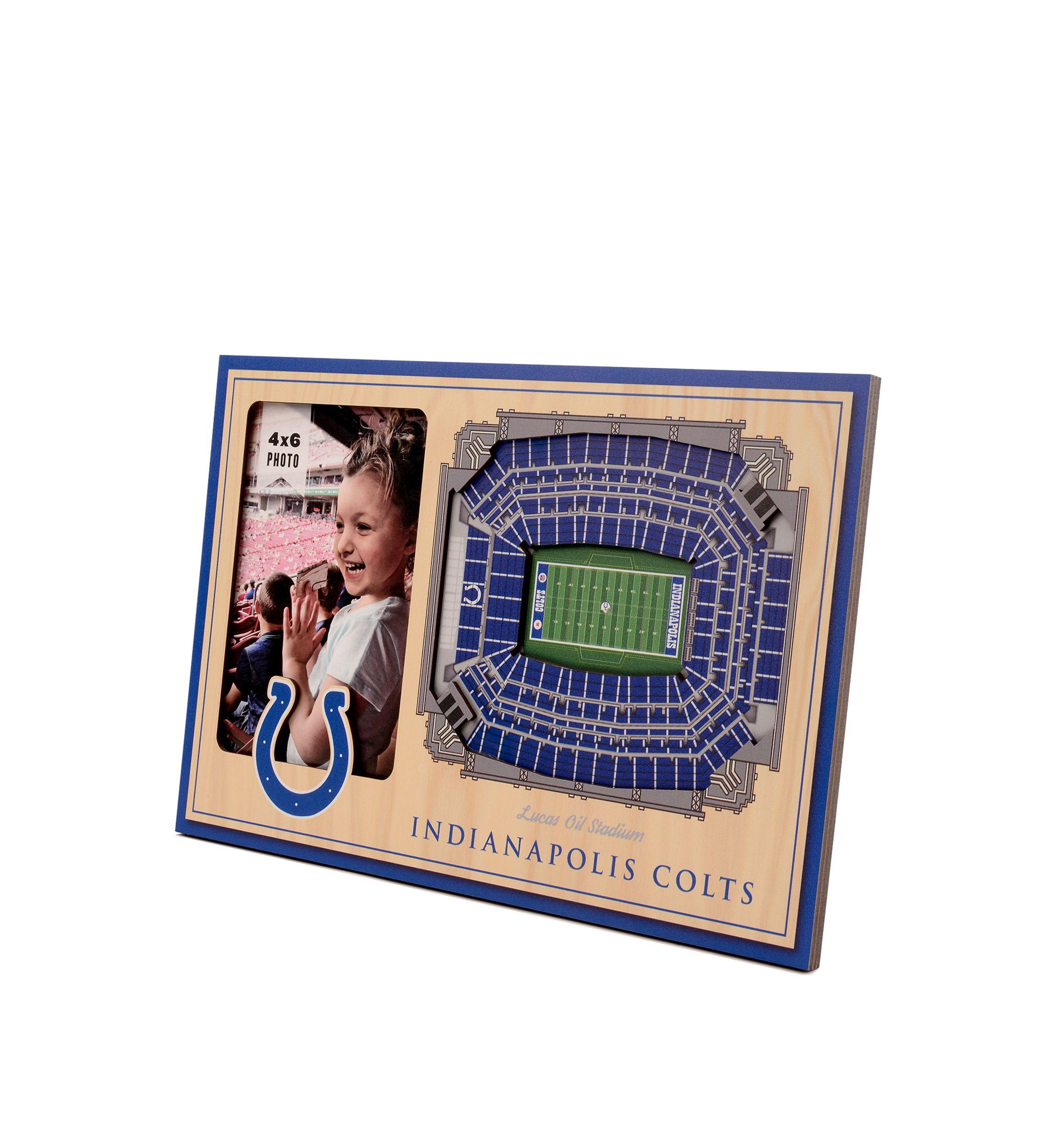 YouTheFan NFL Indianapolis Colts 3D StadiumView Picture Frame - Lucas Oil Stadium
