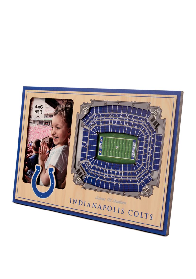 YouTheFan NFL Indianapolis Colts 3D StadiumView Picture Frame - Lucas Oil Stadium