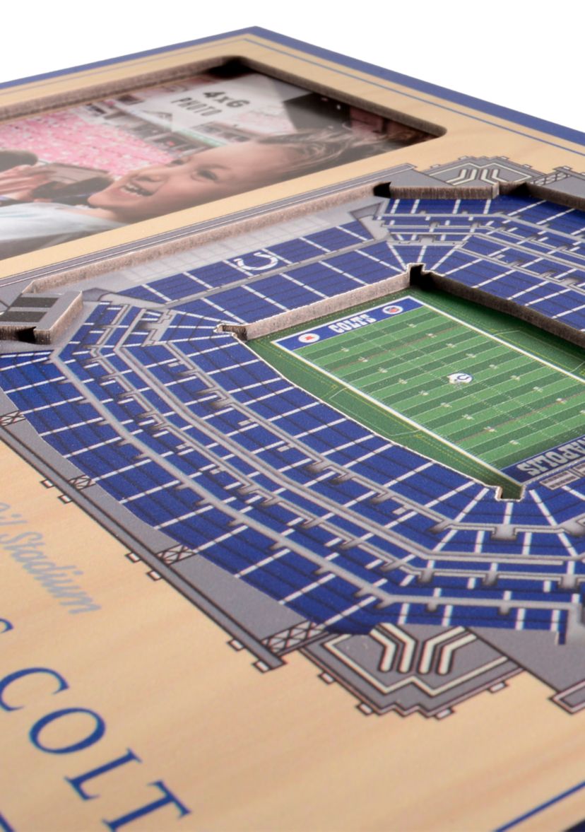 YouTheFan NFL Indianapolis Colts 3D StadiumView Picture Frame - Lucas Oil Stadium