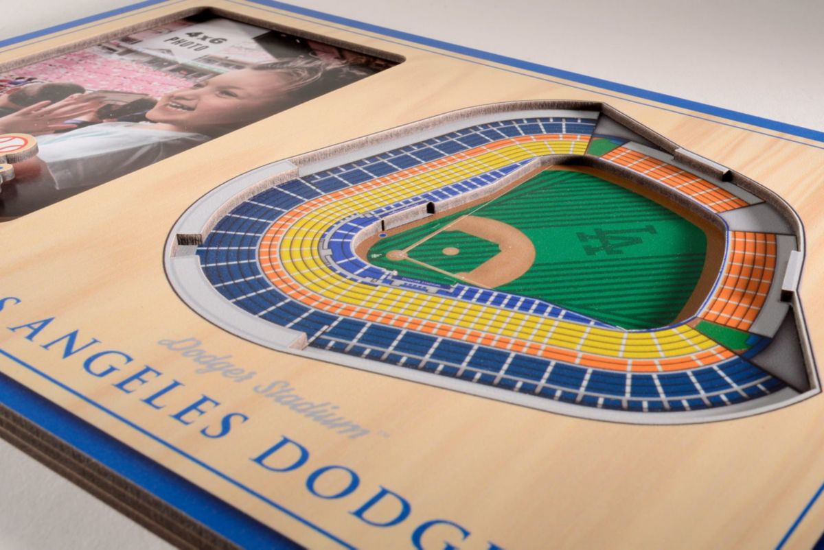 YouTheFan MLB Los Angeles Dodgers 3D StadiumView Picture Frame - Dodger Stadium