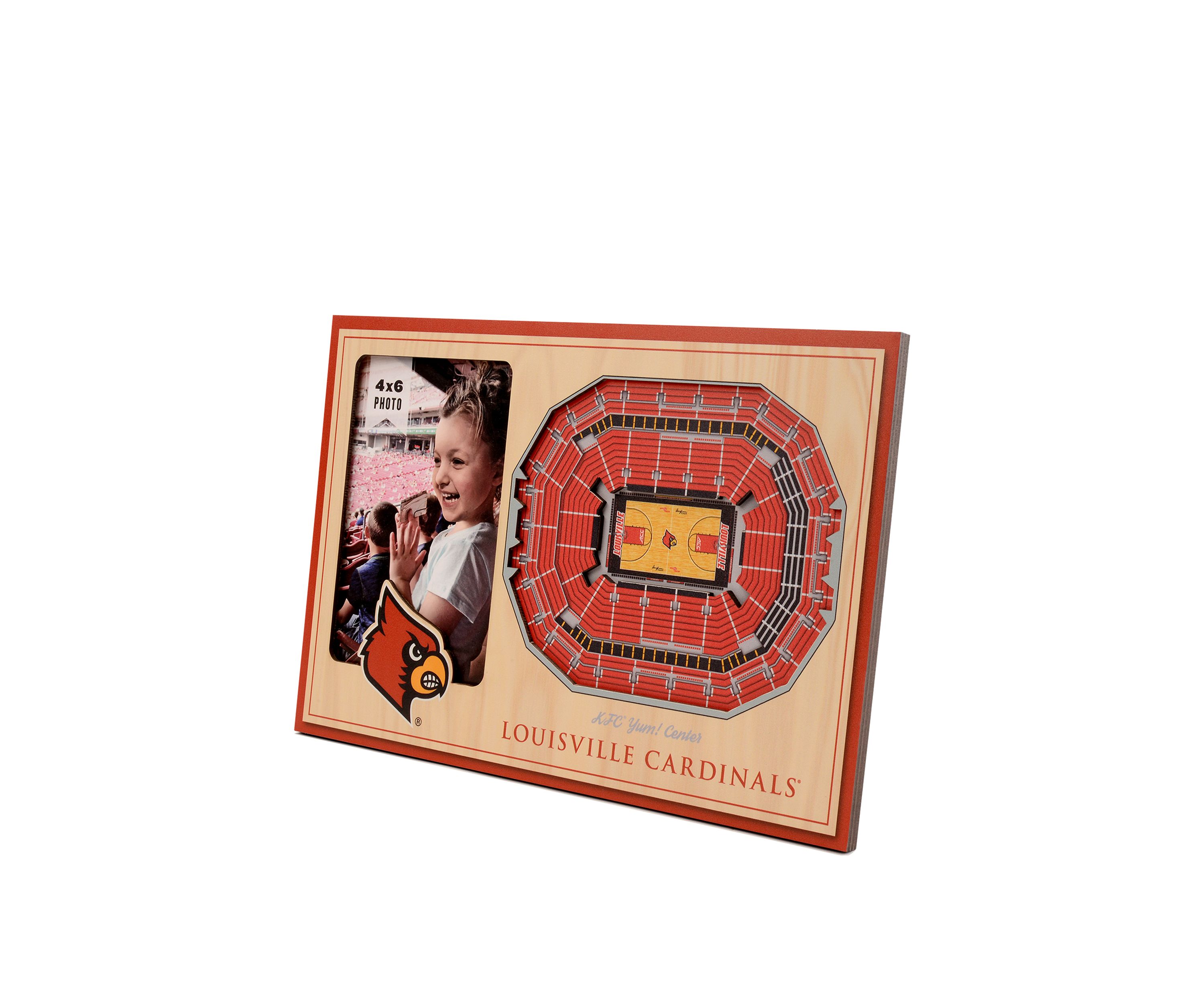 YouTheFan NCAA Louisville Cardinals 3D StadiumView Picture Frame - KFC Yum! Center