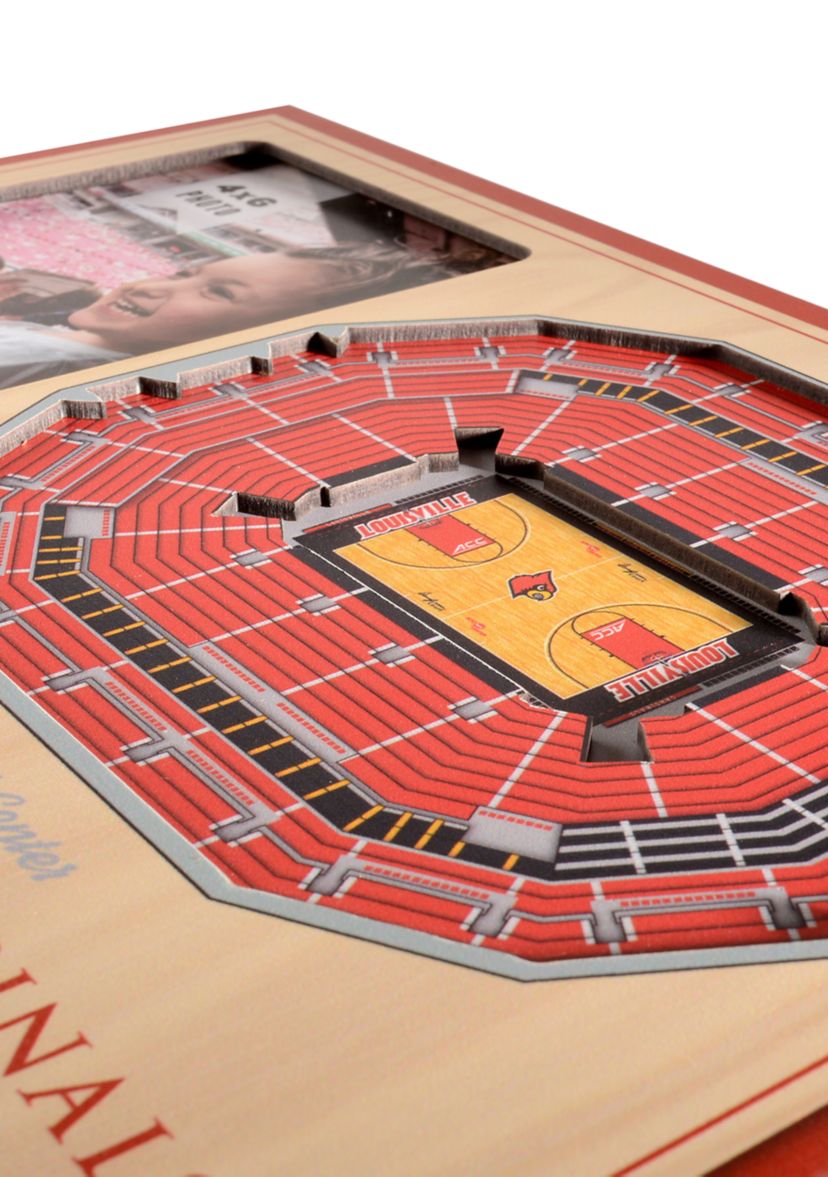 YouTheFan NCAA Louisville Cardinals 3D StadiumView Picture Frame - KFC Yum! Center