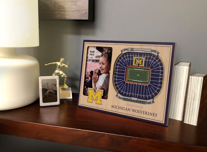 YouTheFan NCAA Michigan Wolverines 3D StadiumView Picture Frame - Michigan Stadium