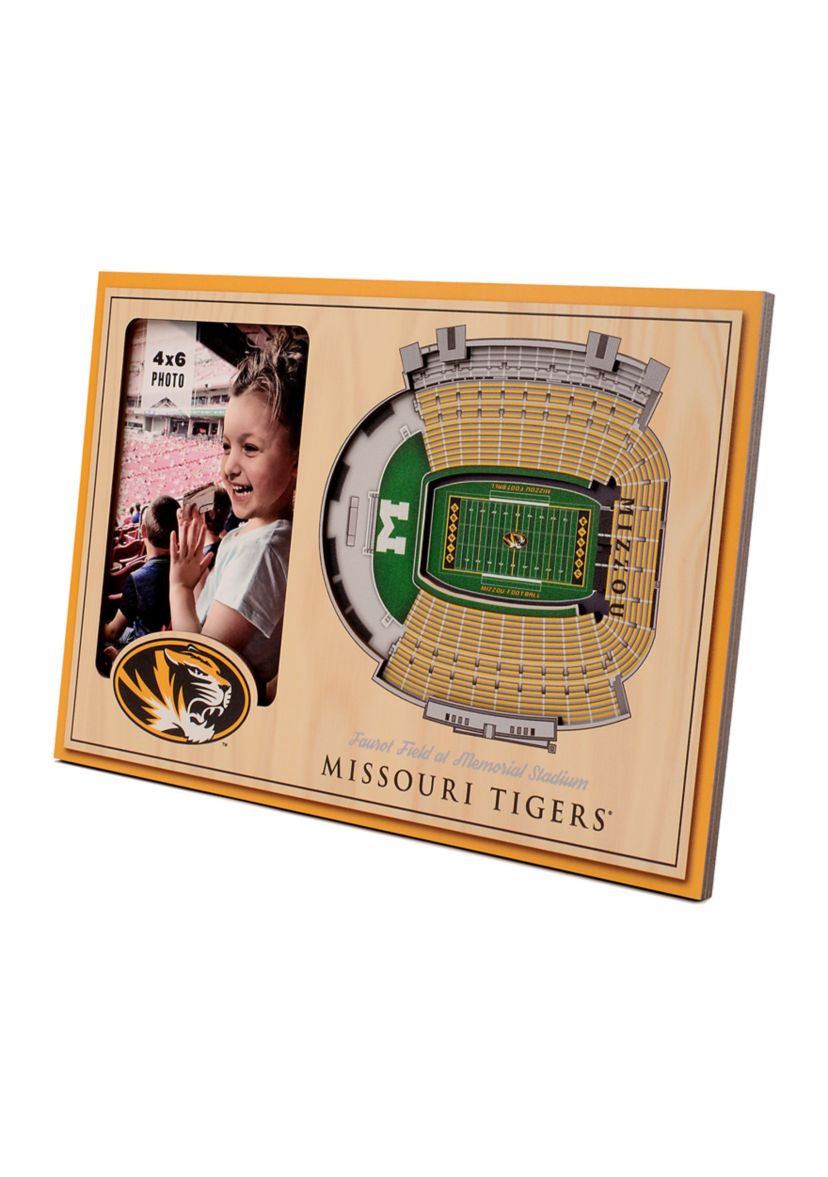 YouTheFan NCAA Missouri Tigers 3D StadiumView Picture Frame - Faurot Field at Memorial Stadium
