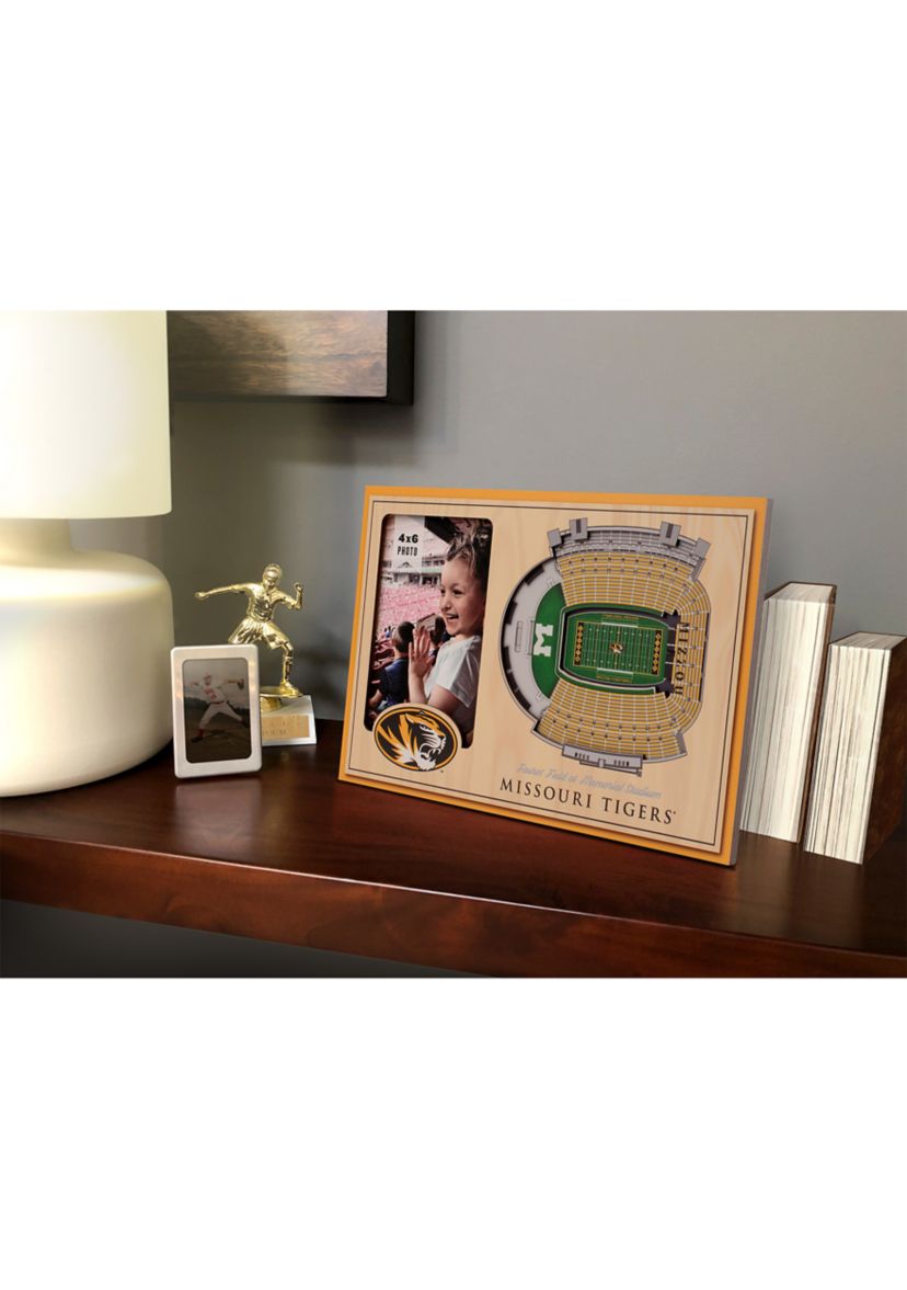 YouTheFan NCAA Missouri Tigers 3D StadiumView Picture Frame - Faurot Field at Memorial Stadium