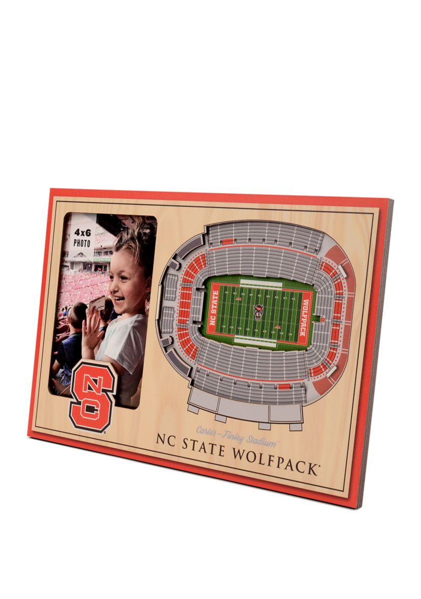 YouTheFan NCAA NC State Wolfpack 3D StadiumView Picture Frame - Carter-Finley Stadium