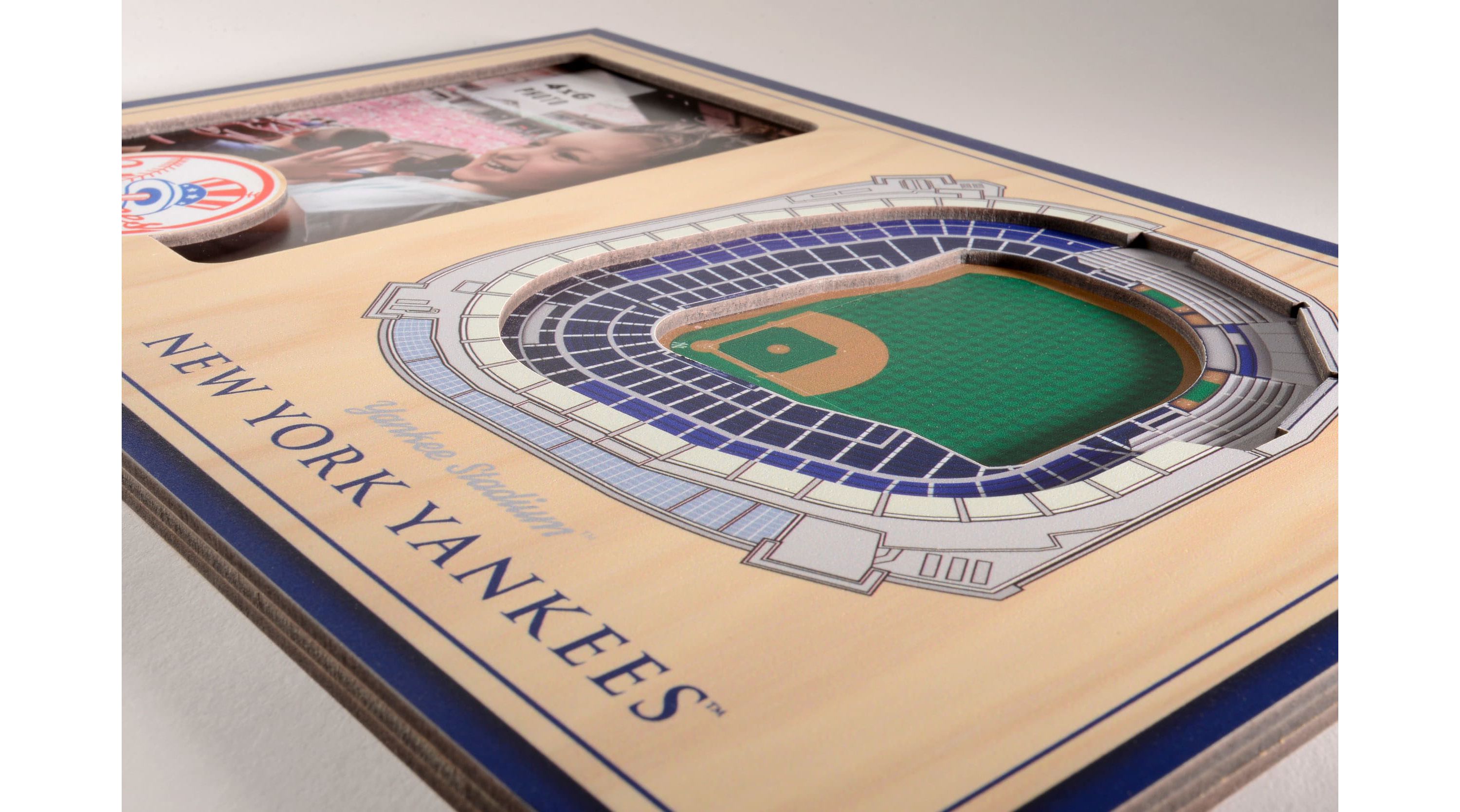 YouTheFan MLB New York Yankees 3D StadiumView Picture Frame - Yankee Stadium