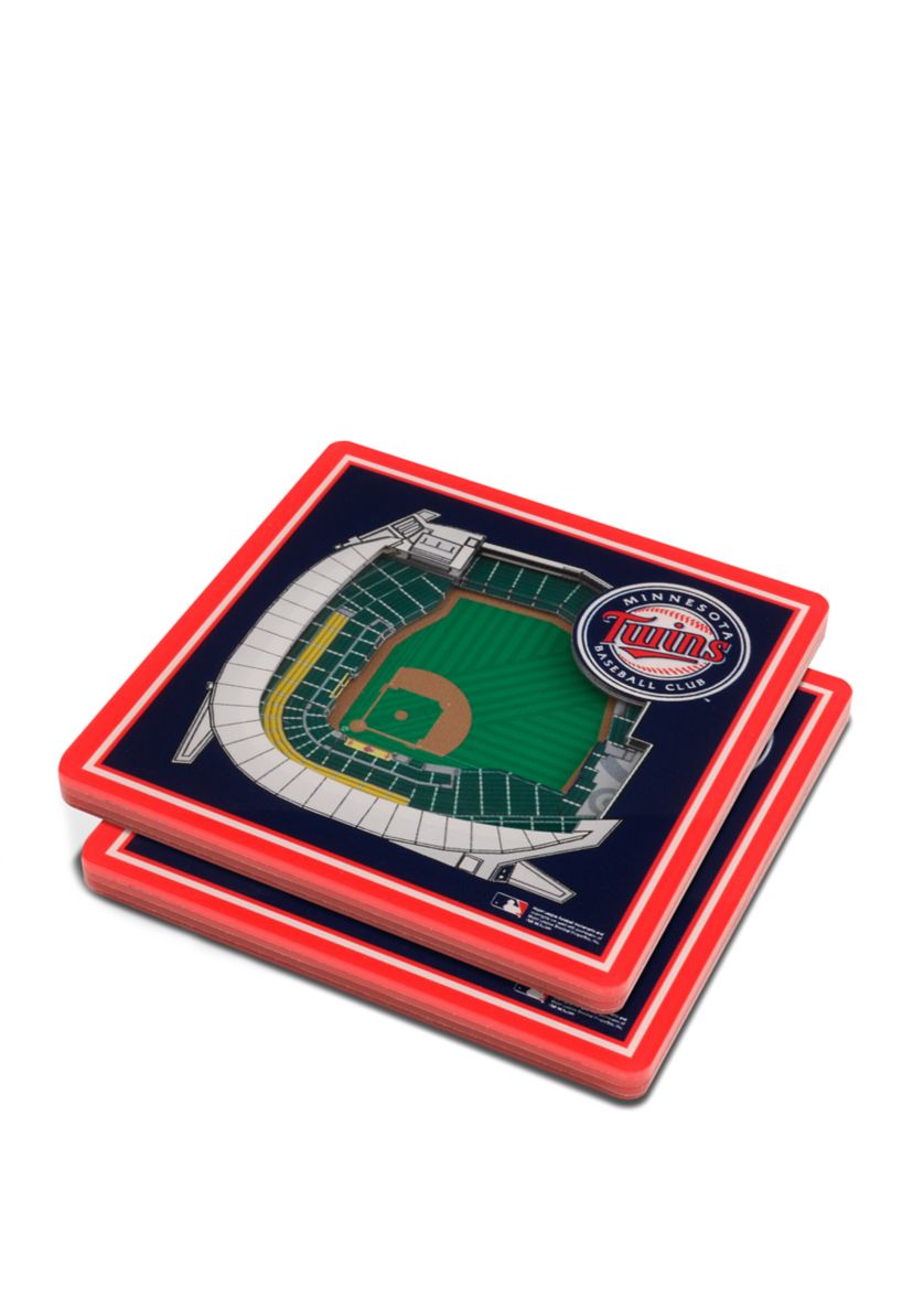 YouTheFan MLB Minnesota Twins 3D StadiumView Coasters - Target Field