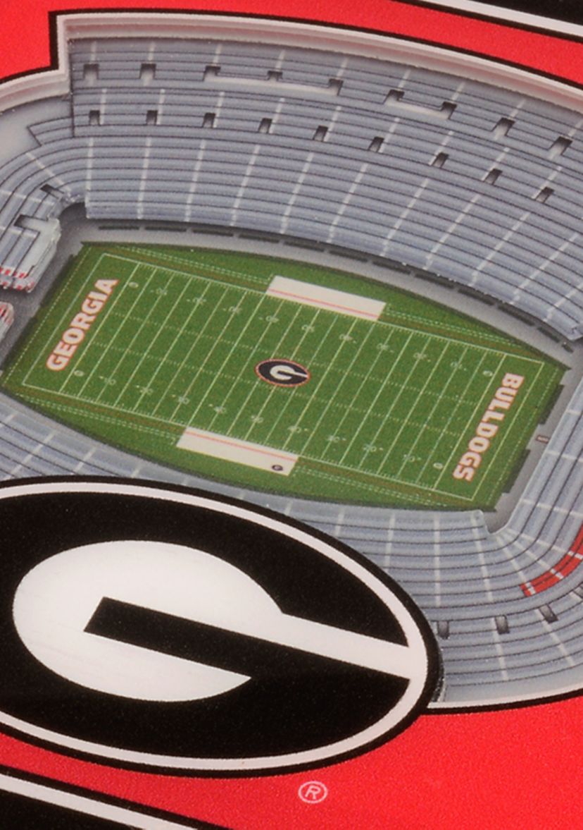 NCAA Georgia Bulldogs 3D Stadium Views Coaster Set - Sanford Stadium