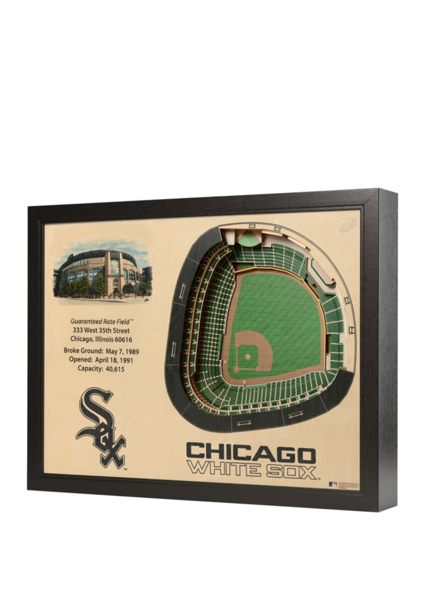 YouTheFan MLB Chicago White Sox 25-Layer StadiumViews 3D Wall Art - Guaranteed Rate Field