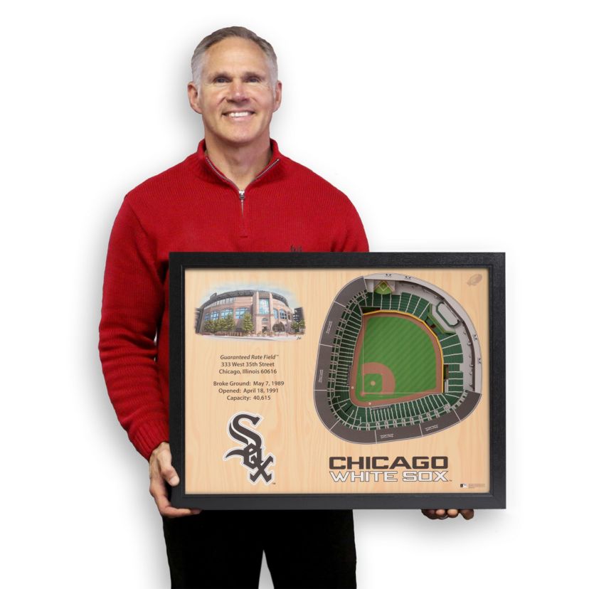 YouTheFan MLB Chicago White Sox 25-Layer StadiumViews 3D Wall Art - Guaranteed Rate Field