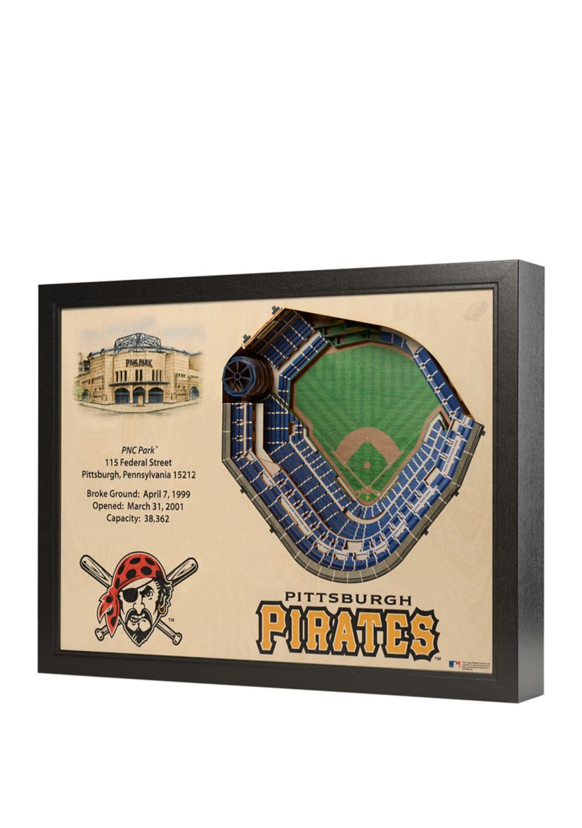 YouTheFan MLB Pittsburgh Pirates 25-Layer StadiumViews 3D Wall Art - PNC Park
