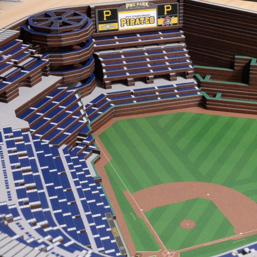 YouTheFan MLB Pittsburgh Pirates 25-Layer StadiumViews 3D Wall Art - PNC Park