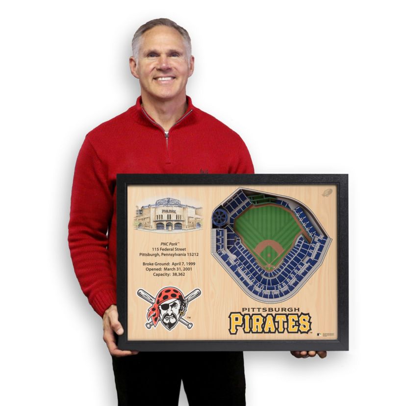 YouTheFan MLB Pittsburgh Pirates 25-Layer StadiumViews 3D Wall Art - PNC Park