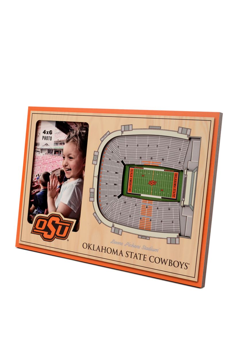 YouTheFan NCAA Oklahoma State Cowboys 3D StadiumView Picture Frame - Boone Pickens Stadium