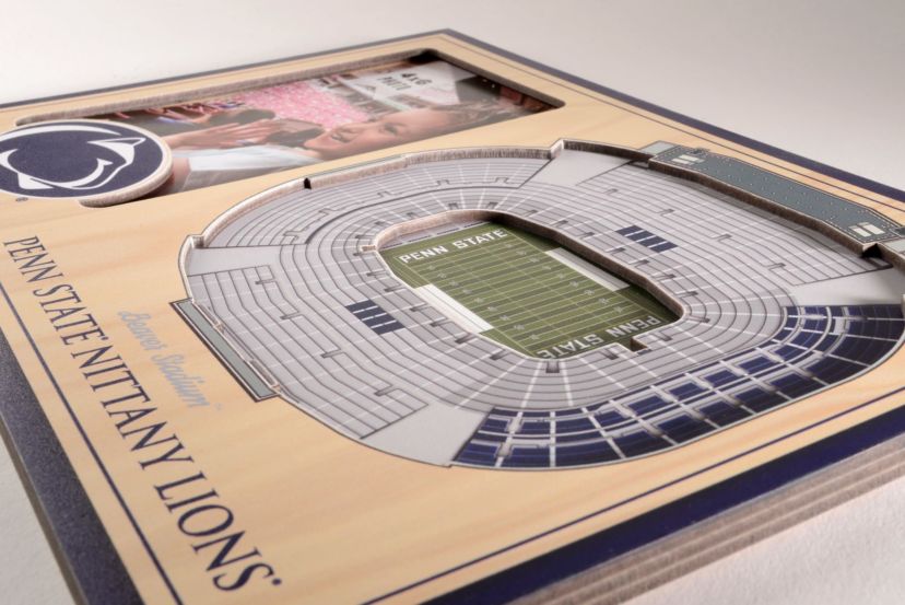 YouTheFan NCAA Penn State Nittany Lions 3D StadiumView Picture Frame - Beaver Stadium