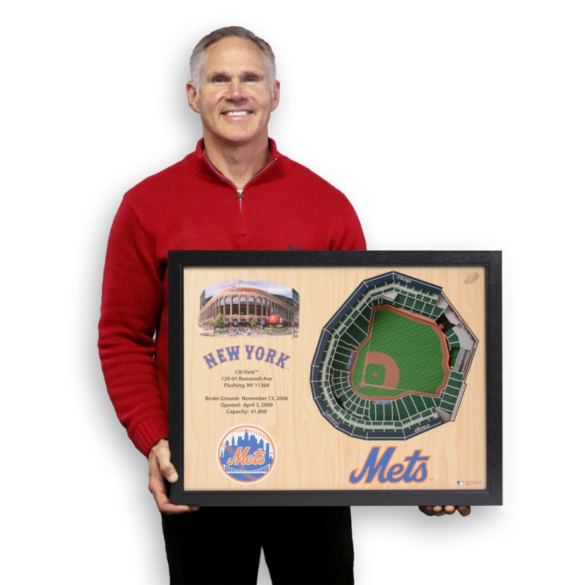 YouTheFan MLB New York Mets 25-Layer StadiumViews 3D Wall Art - Citi Field
