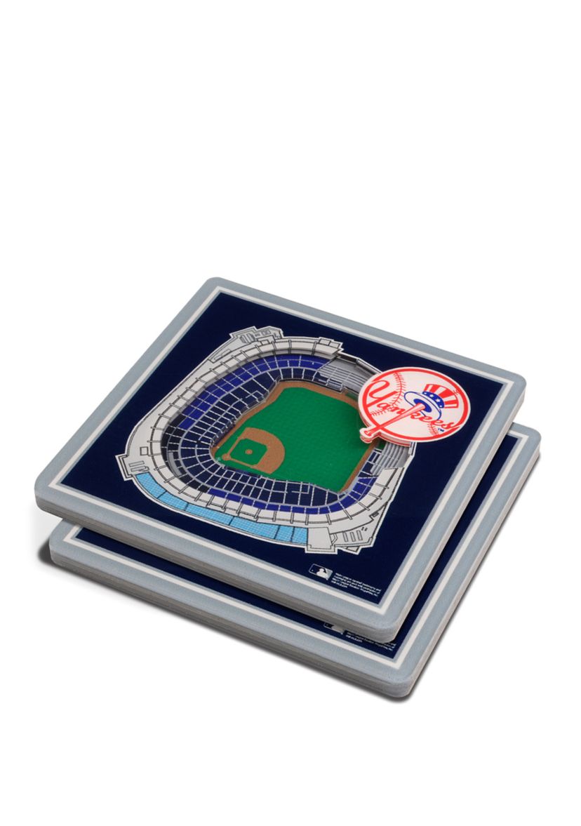 YouTheFan MLB New York Yankees 3D StadiumView Coasters - Yankee Stadium