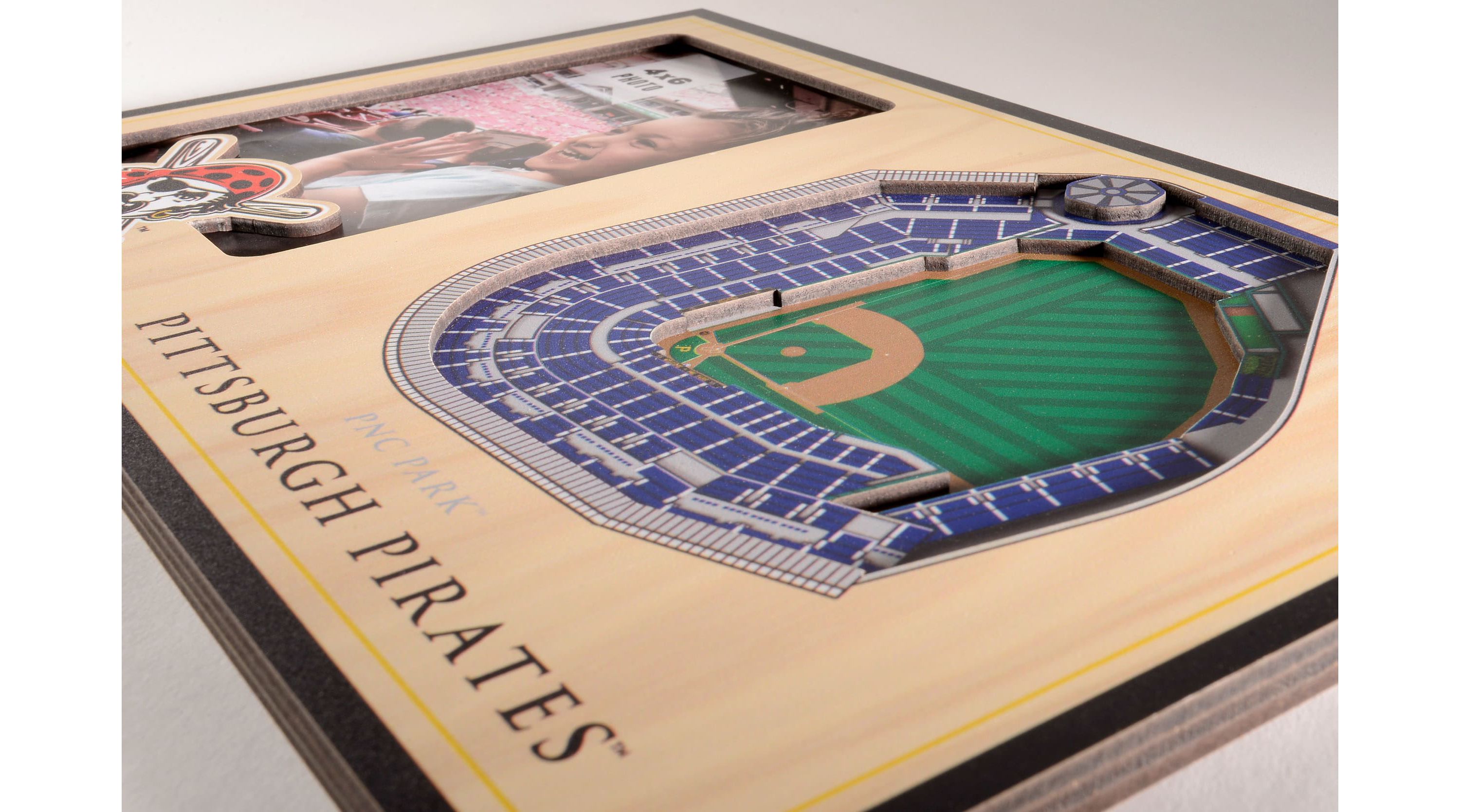 YouTheFan MLB Pittsburgh Pirates 3D StadiumView Picture Frame - PNC Park